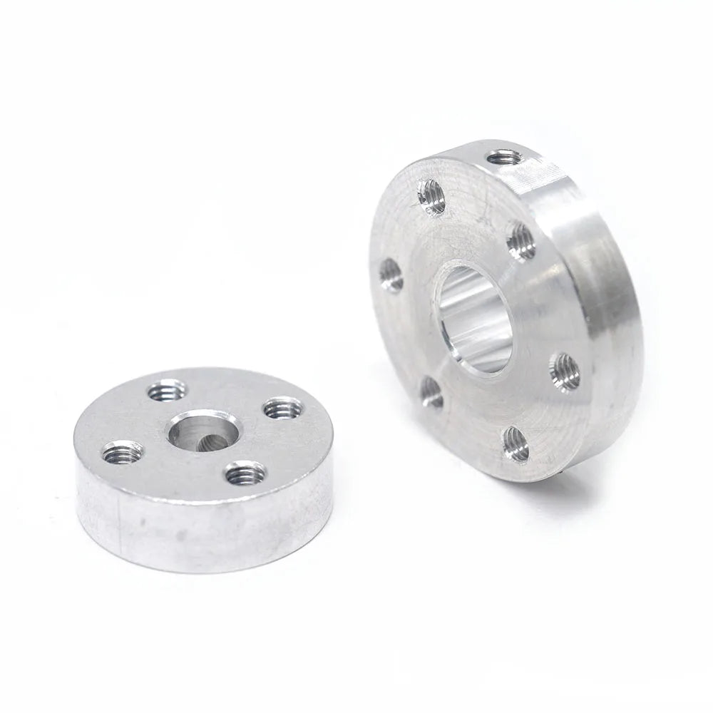Custom CNC Machining Aluminum Parts Thick-wall Metal Pipe Flanges Rotating Female Socket-Connect Flanges for Water