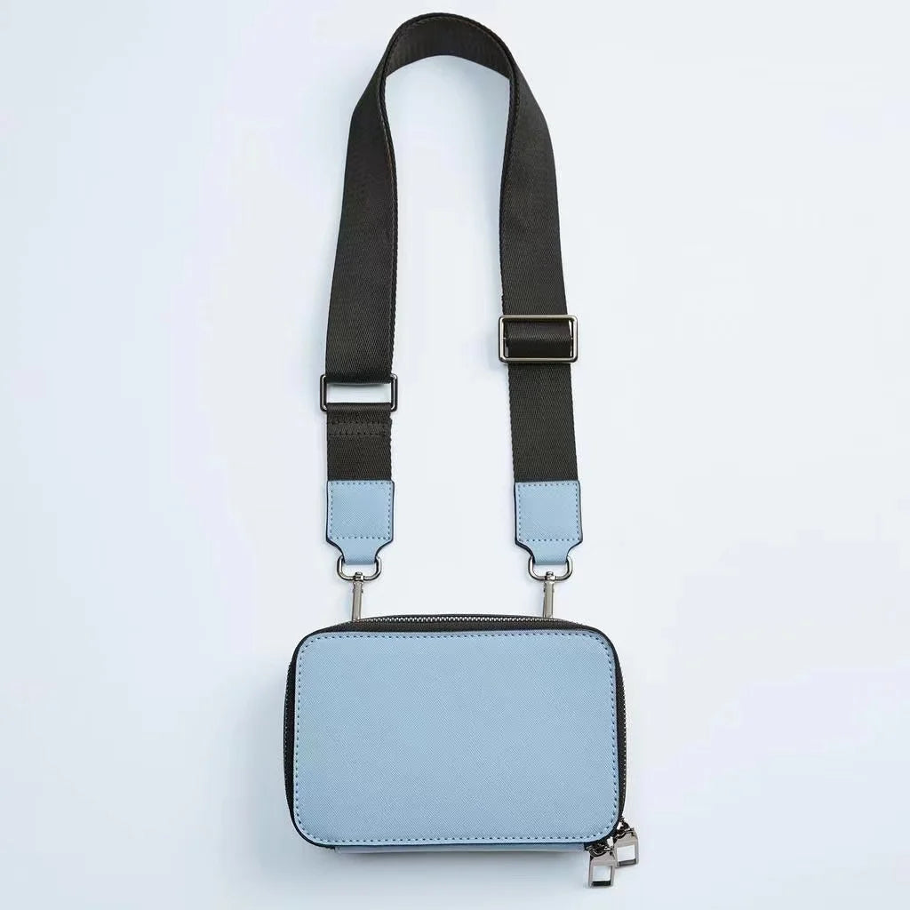 Wholesale Fashion Young Trendy Mini Waterproof Crossbody Phone Case Custom Unisex PU Leather Bag