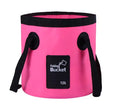 Portable Multi Functional Waterproof Camping 12L 20L Plastic PVC Feet Bath Fish Car Wash Outdoor Folding Bucket