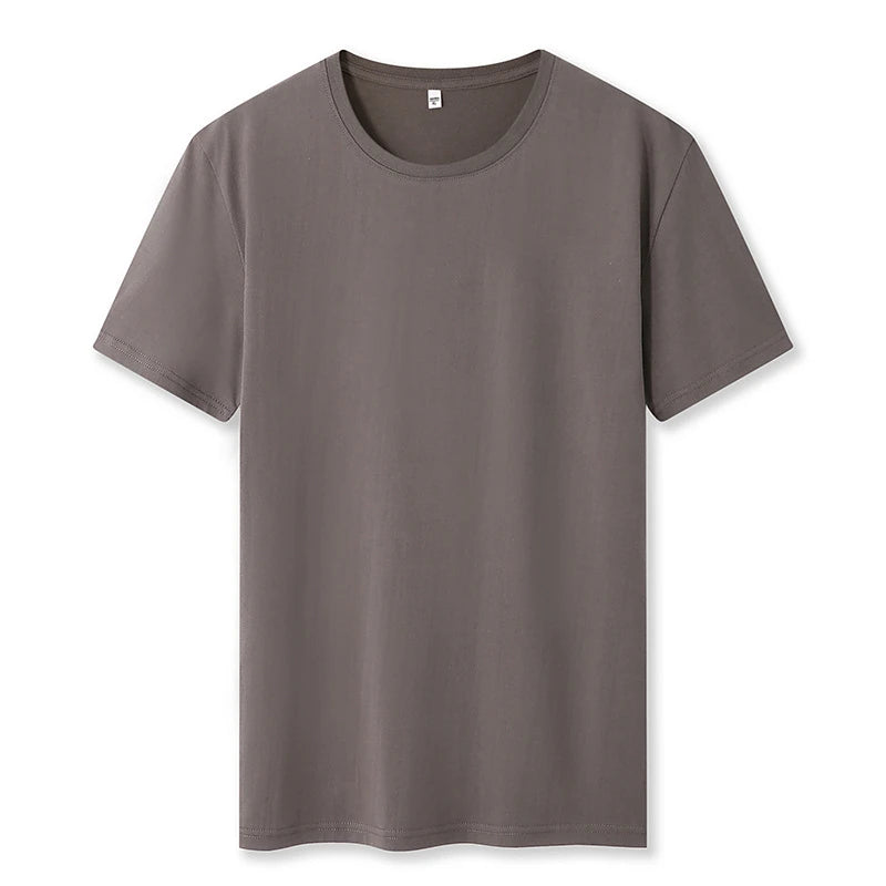 OEM Premium Screen Print Drop Shoulder T-shirt 240 Gsm 250 Gsm 280gsm Slim Fit Cotton / Polyester Plain Unisex T Shirt