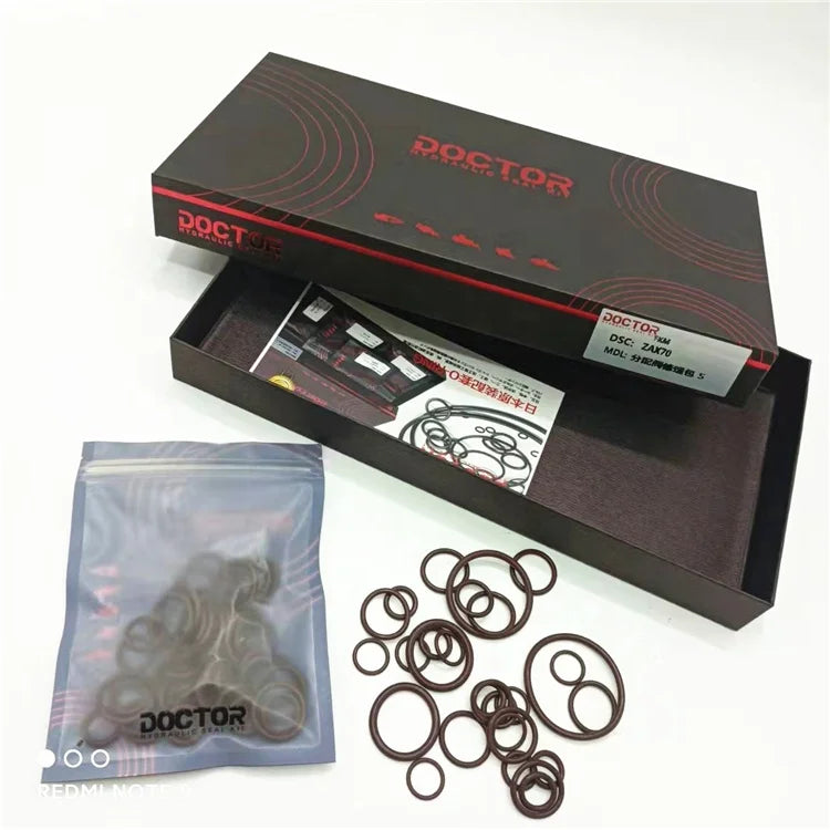 Excavator Hydraulic for ZAX 70 FKM Material Control Valve Oil Seal Repair Kit