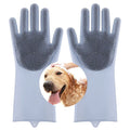 Pet Grooming Silicone Gloves 120g BPA Free Soft Bristles for Dog Cat Bathing Deshedding Massage Waterproof