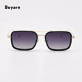 Boyarn  Newest  Vintage Retro Small Box Polarized Sunglasses Shades