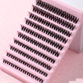 Factory Direct 3D Mink Individual Eyelash Extension Tray 25mm Length Natural Styled Full Strip False Eyelashes Eye Box Model
