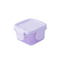 Mini Multicolor 150ml Square Plastic PP Airtight Food Storage Containers Leakproof Baby Food Jar with Lid