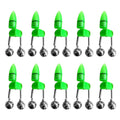 Hot Sale  Led Night Fishing Rod Bite Bait Alarm Light Twin Bells Clip Alerter Sea Fishing Practical Tools 3 Colors