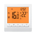 Programmable Gas Boiler Heating Temperature Regulator LCD Control AA Battery Thermostat With Kid Lock