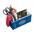 Luxury Corporate Corporate Gifts for Executives Desk Organizer Plastic Crafts Pen Desktop Shipping Container Organizer