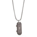 New Stainless Steel Chain Men's  Necklace Punk Style Alloy Jewelry Skateboard Pendant Necklace Men Hip Hop Necklace