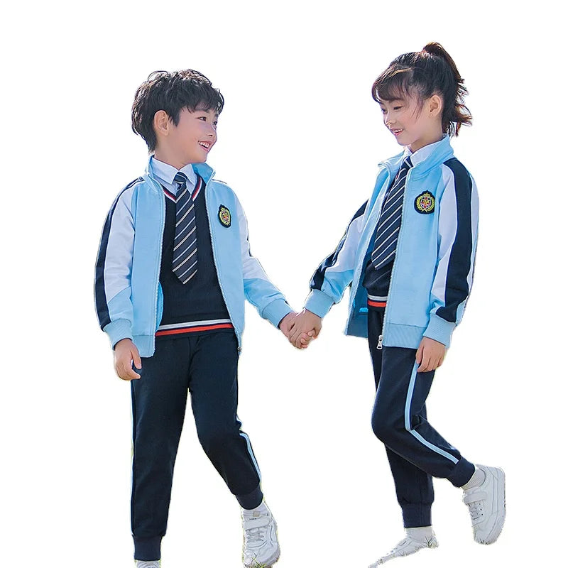 Custom Customized Primary School Uniform Sports School Uniform Set for Fashion School Kids Uniform