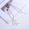 TongLing European Minimalist Animal Sweater Necklace Fish-shaped Necklace for Daily Accessories