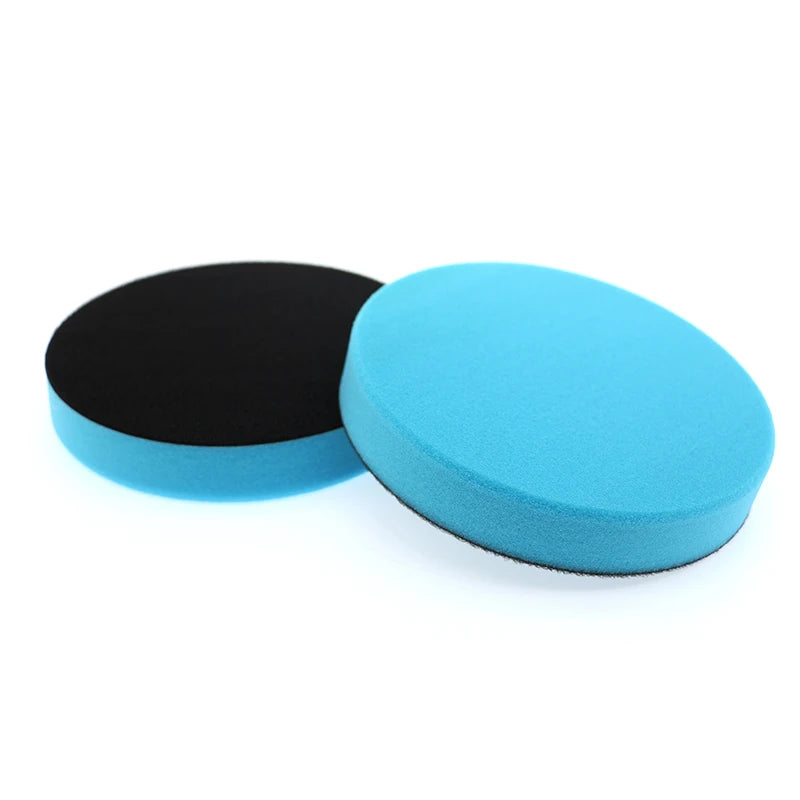 150mm Blue Flat Polishing Foam Buffing Pad 80 Grit Super Soft 6" for Car Detailing & Waxing OEM Customizable