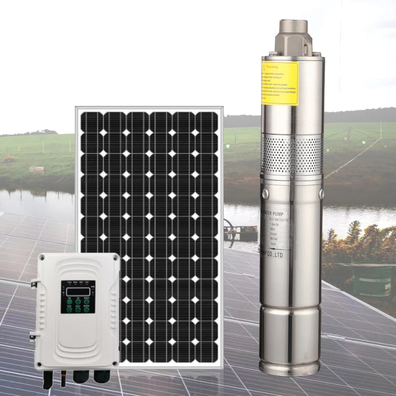 South Africa 80m 180m Head Dc Solar Borehole Pumps for Irrigation Deep Solar Helical with Screw Solar Water Pump
