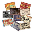 Tin Sign Metal Posters Wholesale for Bar Garage Wall Decor Embossed Metal Sign Custom Tin Sign