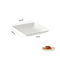 Disposable Sugarcane Bagasse Square Shape Mini Tasting Dish Compostable Bagasse Sauce Plate