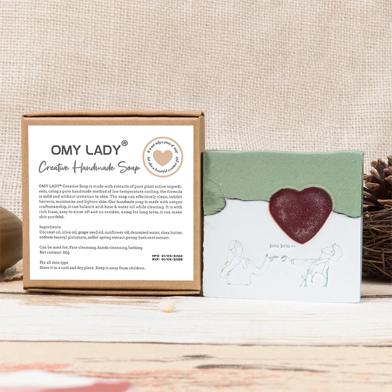 2023 2022 New Arrival Creative Natural Handmade Soap Valentine's Day Wedding Gift Soap