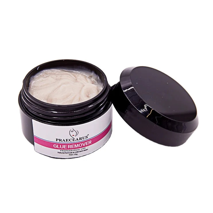 PRAECLARUS 15g Private Label Individual Wholesale Sensitive Glue Lash Extension Cream Remover Eyelash Cream Remover