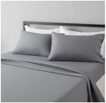 Full Dark Gray Lightweight Super Soft Easy Care Microfiber Bed Sheet Cotton Set King Size Luxury Bedspread for Girls Full
