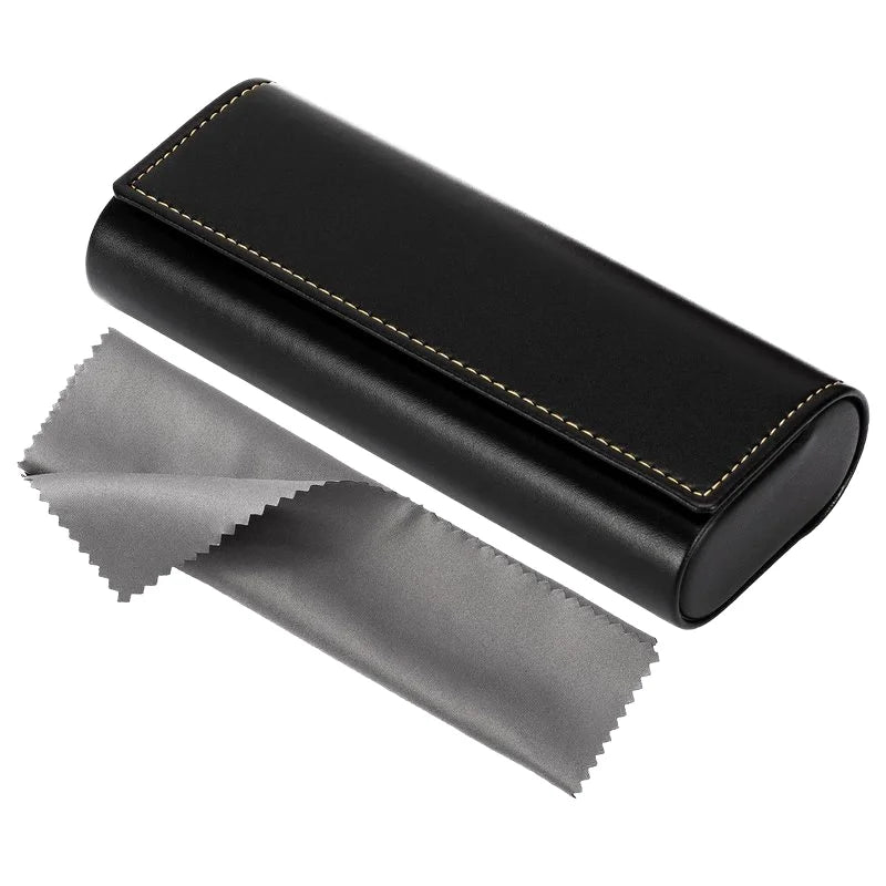 YT1466 Custom PU Leather Hard Shell Eyeglasses Case Fashionable Lightweight Portable Cover for Optical Frame