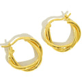 Trendy Cross Hoop Earrings 925 Sterling Silver Minimalist Earrings Fashion Jewelry for Women