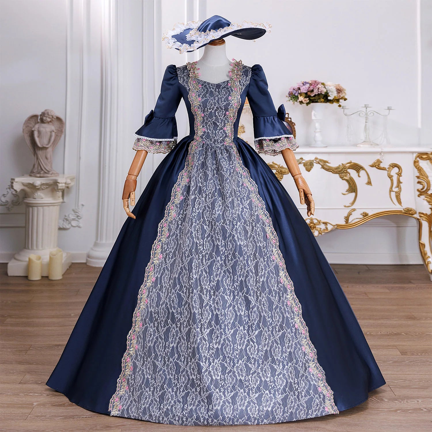 18th Century Royal Princess Hallowmas Medieval Dress Renaissance Costume Marie Antoinette Cosplay Party Ball Gown Prom Dresses