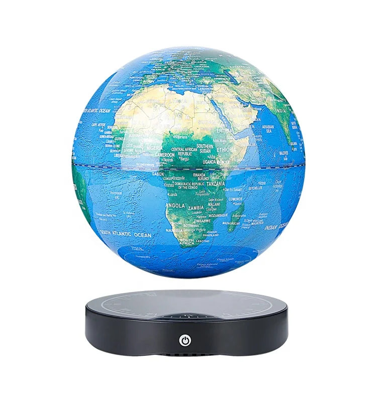 8 Inch 20cm World Globe Lamp for Kids Learning Educational RGB LED Lights Illuminated Lamp Magnetic Floating Levitating Globes MegaBDM