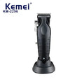 2500mah Lithium Battery Adjustable Trimmer Kemei Km-2296 Usb Rechargeable Cordless Electric Body Groin Hair Trimmer for Men