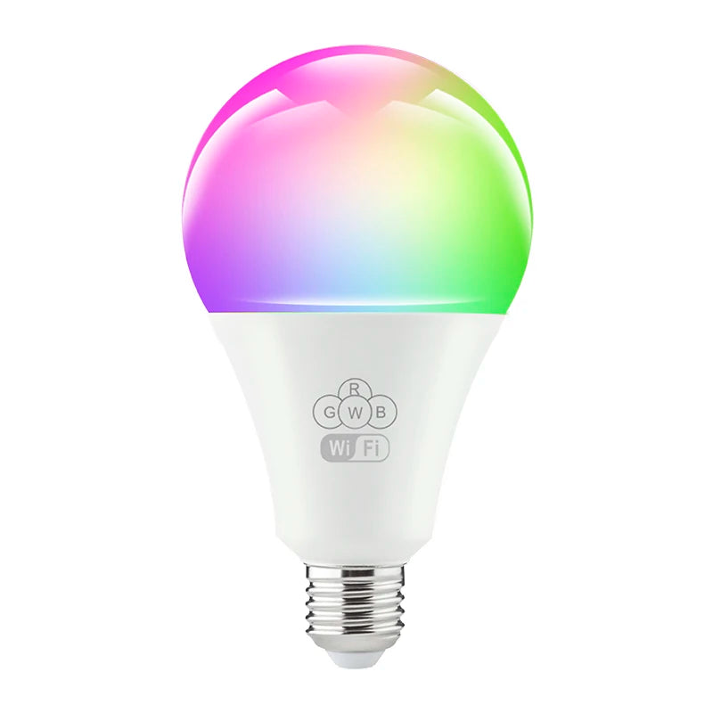 Roomlux Tuya Smart Bulb E27 Smart Wifi Bulb RGBCW Led Light 9W 12W 15W Alexa for Home