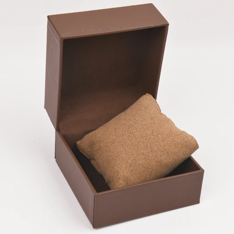 Hot Selling High-End Eco-Friendly Cornstarch Rigid Watch Box with Glitter Printing Magnetic Closure for Jewelry & Watch Storage