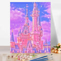 Wholesale DIY Painting by Numbers Castle Hand-painted Oil Painting Filling Coloring Acrylic Paint Living Room Decoration