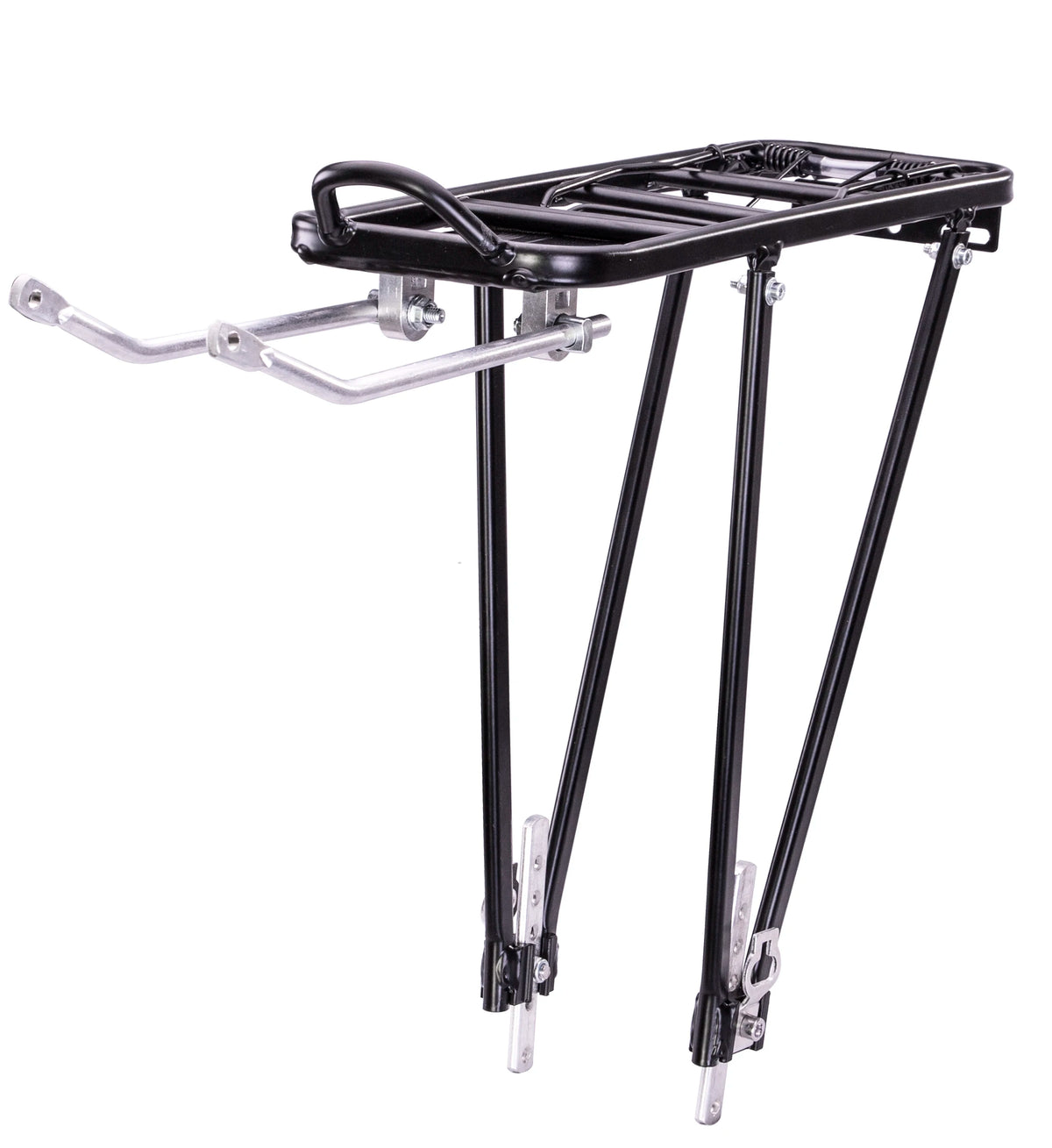MTB Bike Rear Aluminum Alloy Luggage Rack Cargo Carrier with 50kg Load Capacity for Mountain/Road Bikes