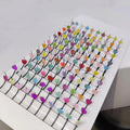 Korean Pbt Dark Matte Mink Lash Spike Lashes with Beads butterfly Eyelash Extensions Trays with Custom Packaging