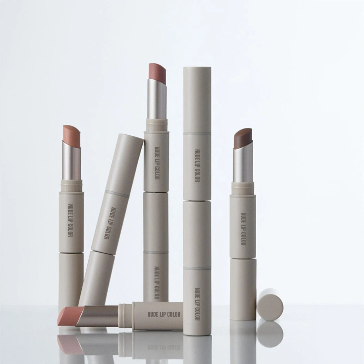 Custom Vegan Cruelty-Free Lip Balm Long-Lasting Moisturizing Non-Sticky Silk Matte Nude Lipstick Private Label