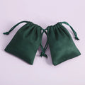 CSMD China Supplier 5x7cm 8x10cm 7x9cm Custom Cosmetics Packaging Personal Brand Embossing Velour Suede Green Drawstring Pouches