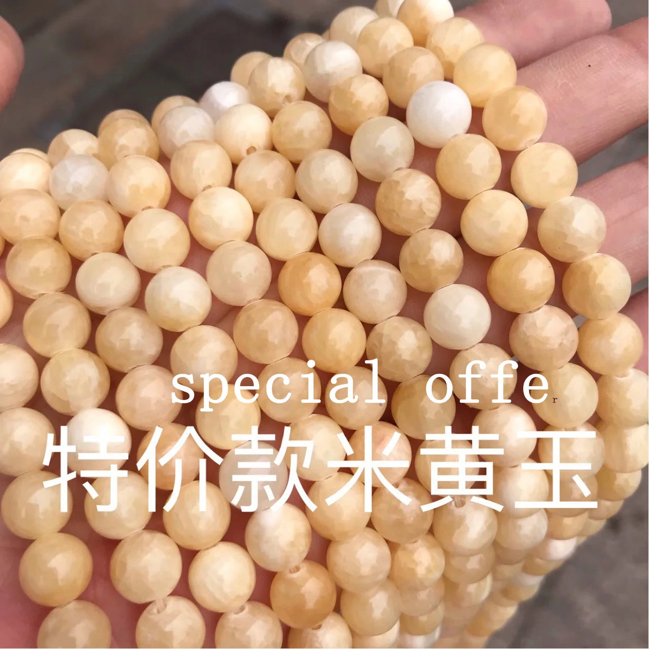 4 6 8 10 12mm Natural Jade Stone  Loose Round Matte Faceted Beads Yellow Jade Orange Calcite for Diy Jewelry Making