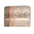 Silicone Reusable Eyelids Mannequin Display Head for Lash Tech Training Rubber Face with Eyelash Practice Features