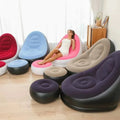 Comfortable Thick Inflatable Sofa W/footstool -foldable & Portable Design - Choice of Colors - Perfect for Home Decor & Lounging MegaBDM