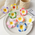NEW Sweet Hawaiian Plumeria Foam Flower Metal Hair Pin Artificial Girls Flower Hair Clip Hair Decoration for Wedding Party Gift