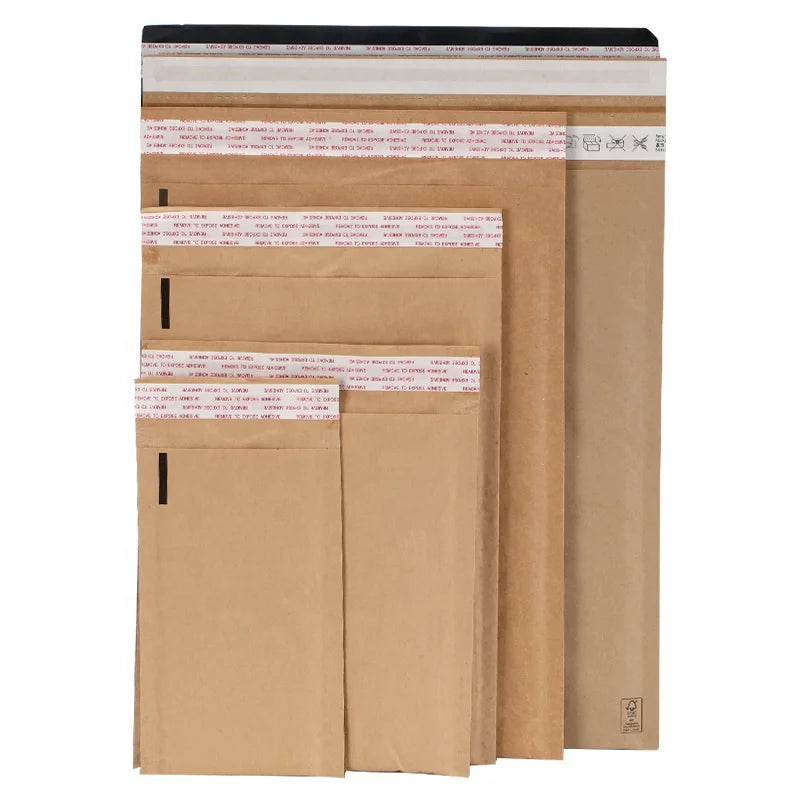 Biodegradable Honeycomb Kraft Paper Mailing Bags Honeycomb Padded Mailer Wrap Shipping Envelope Compostable Shipping Bag