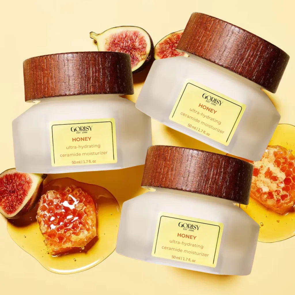 Private Label Long-Lasting Face Cream for Dry Skin Ultra-Hydrating & Antioxidant Ceramide Honey Infused with Pearl & Shea Butter