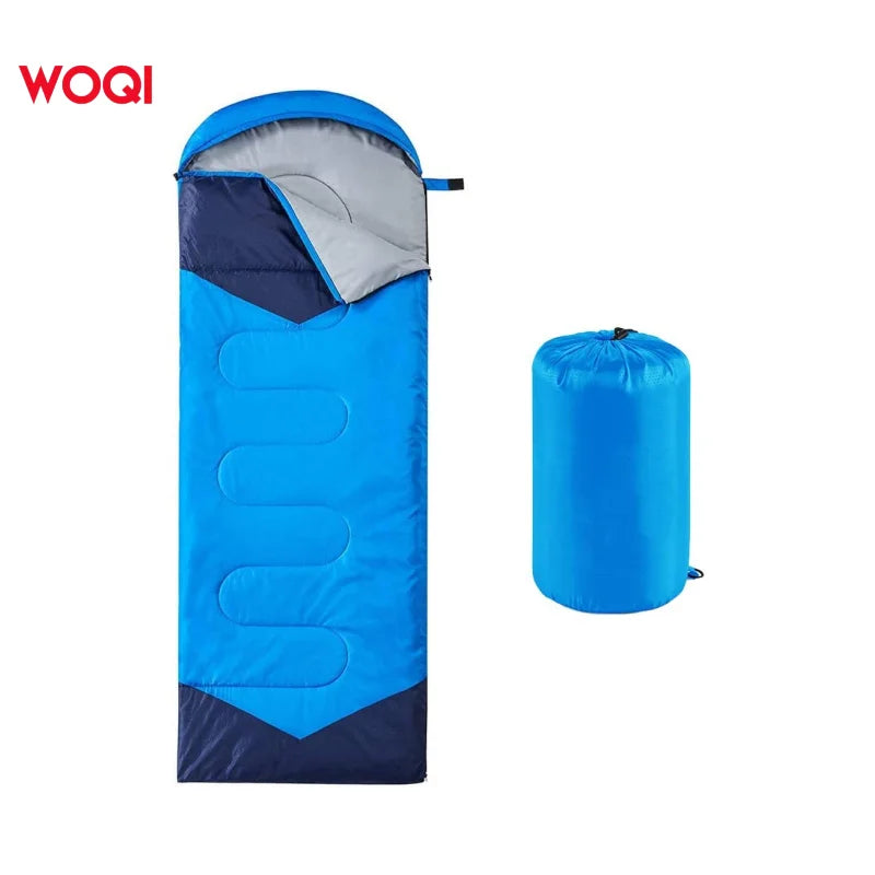 WOQI Hot Sale Outdoor Skin Friendly Cotton Material Lightweight High Quality Camping Sleeping Bag