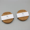 Factory Direct Eco-friendly Natural Rectangle Cork Soap Dish Reusable Rubber Soap Holder for Bathroom Sink