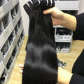One Donor Cuticle Aligned Grade 12A Wholesale Virgin Brazilian Human Hair Bundles10-30inch in Stock Bone Straight Human Hair