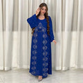 Muslim Robe Mixed Color/casual Style Printed Clothing of Oman Islamic Kaftan
