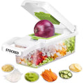 In Stock Kitchen Tools 14 in 1 Vegetable Cutter Manual Mandoline Fruit Vegetable Cutter Onion Dicer Vegetable Chopper MegaBDM