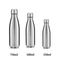 Gym Stainless Cola Motion Sport Water Bottle Rugged Water Cup Monolayer No Heat Preservation Metal Color Cola Drink Bottle