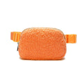 Women Winter Lamb Cashmere Purse Sling Waist Running Belt Bag Fuzzy Faux Fur Waist Bag Chest Crossbody Bag Fleece Fanny Pack