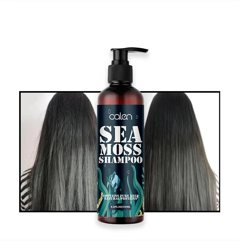 Luxfume 250ML Private Label Sea Moss Shampoo Moisturizing Nourishing Hair Care Anti-Dandruff Feature Prevents Dryness Hair Loss