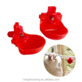YZX Poultry Equipment Plastic Horizontal Nipple Drinker Dribble Dishes for Chicken Quails Birds Water Drinking
