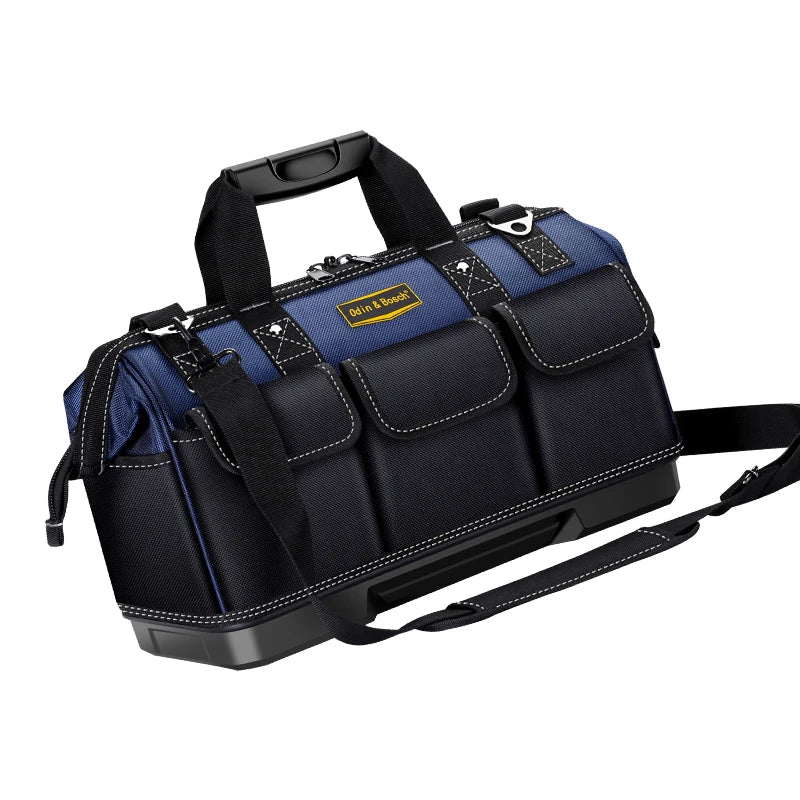 Customized Organizer Pe Bottom Multipocket Tote Storage Plumbing Electrician Tool Bag